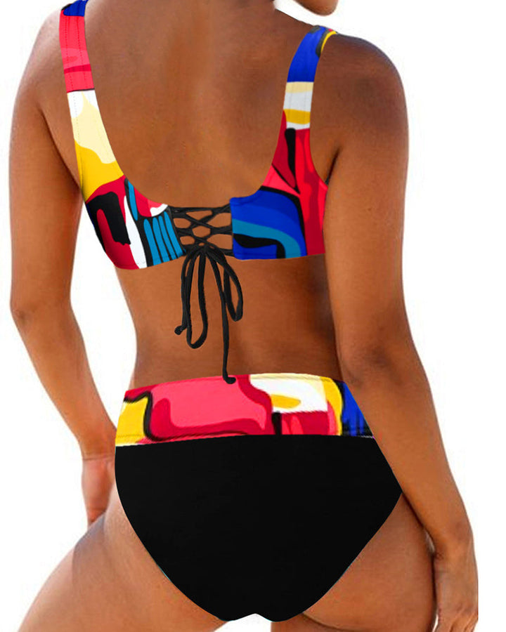 Eva - Farbenfroher Bikini