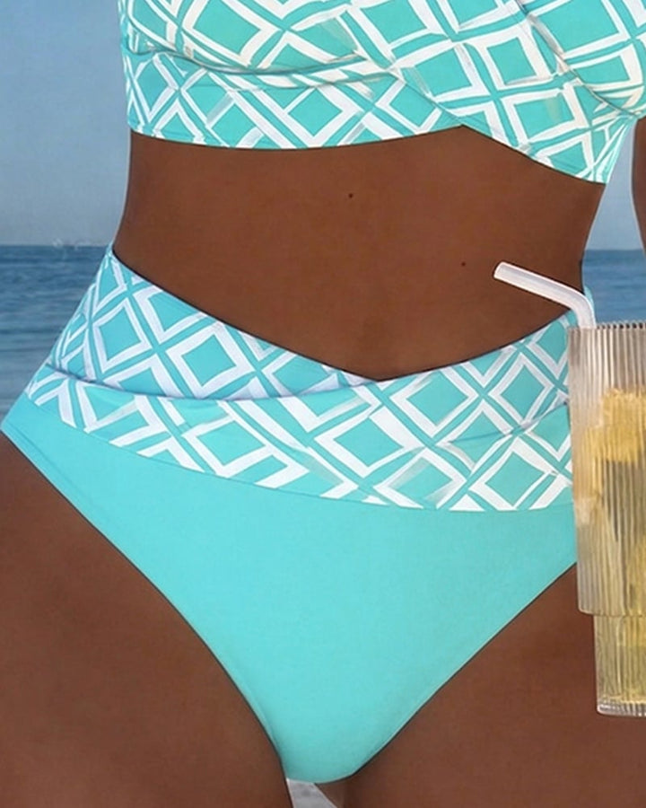 Selina - Bikini mit Diamantmuster