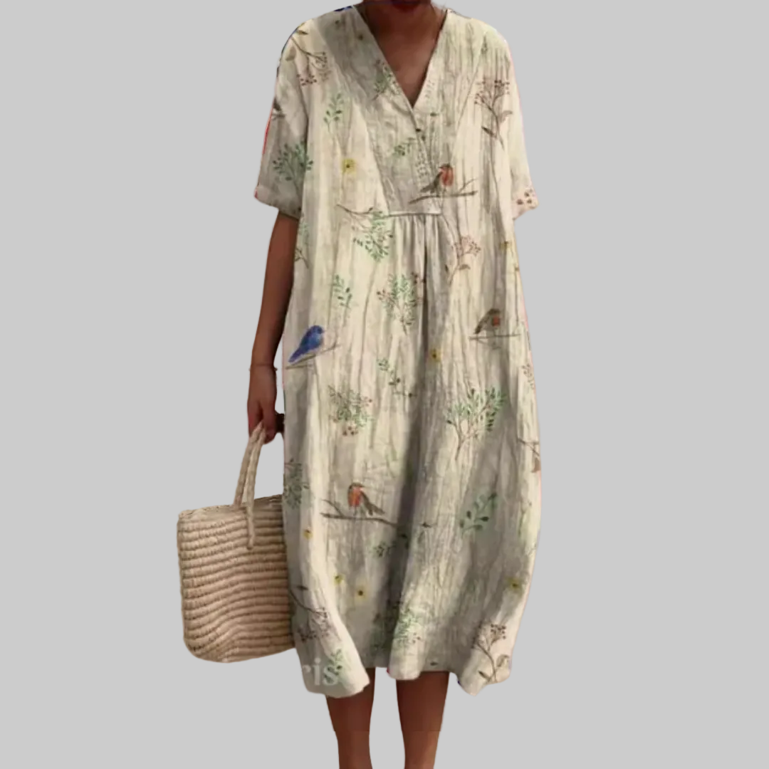 Elayne - Florales Sommerkleid