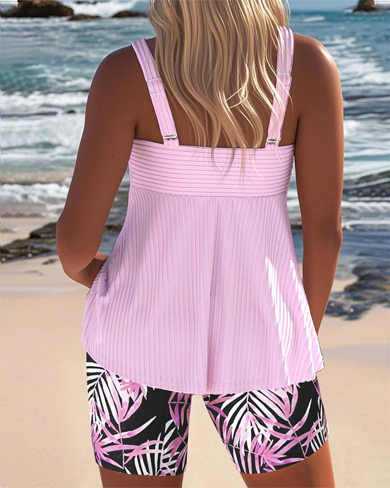 Michelle - Buntes Tankini-Set