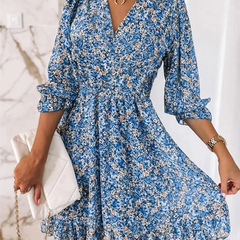 Sunna | Elegantes Blumenkleid