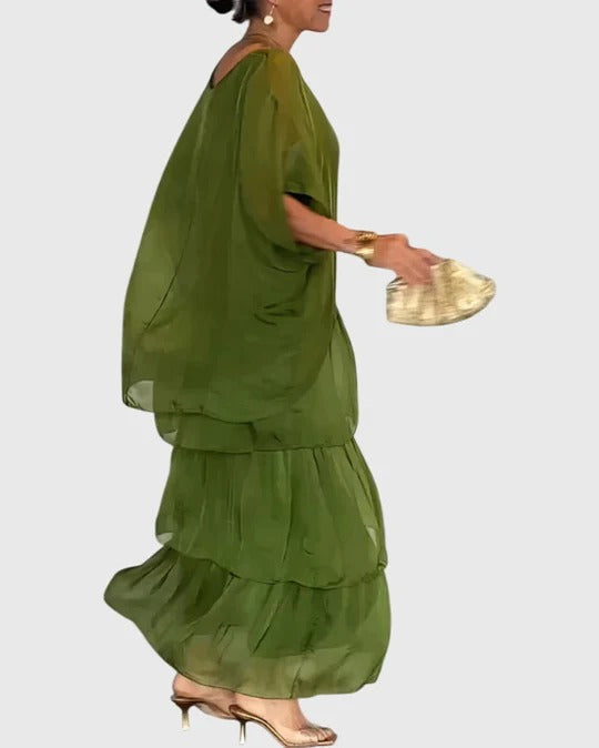 Carmel - Elegantes Fliessendes Maxikleid