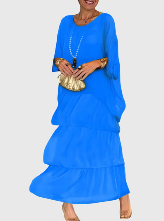 Ella | Langes und Fliessendes Elegantes Kleid