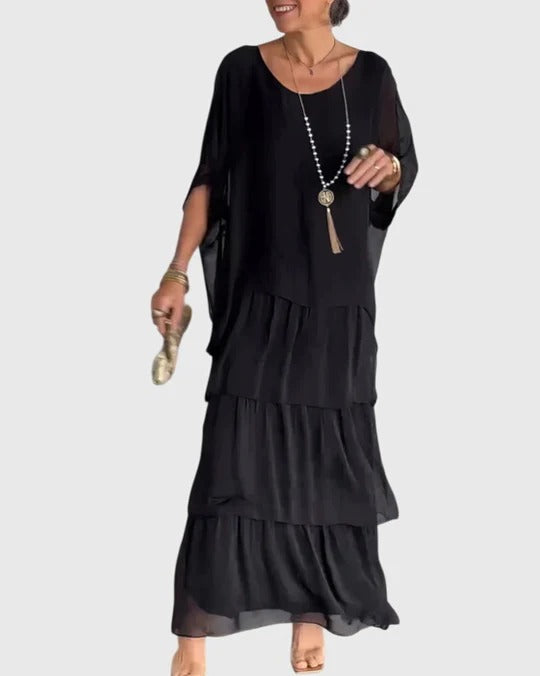 Carmel - Elegantes Fliessendes Maxikleid
