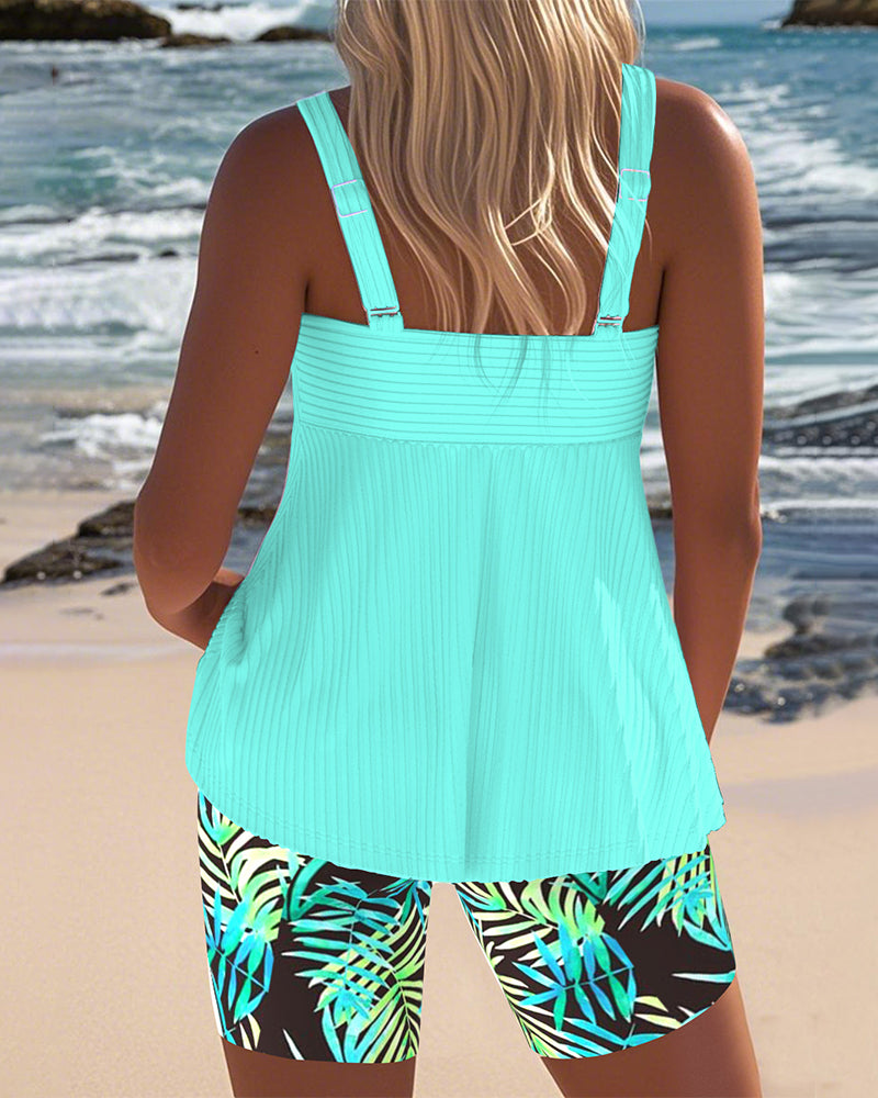 Michelle - Buntes Tankini-Set