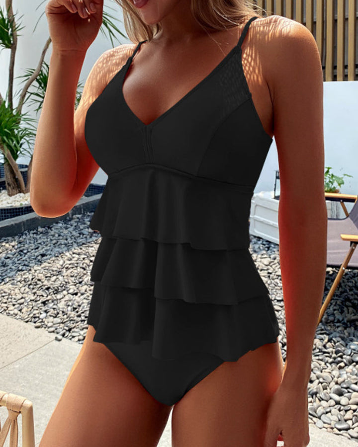 Lia - Eleganter Badeanzug mit Rüschen