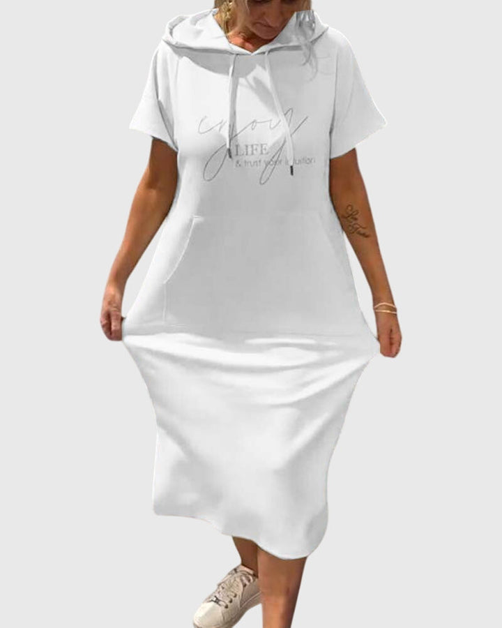 Beverly - Lässiges Hoodie-Kleid