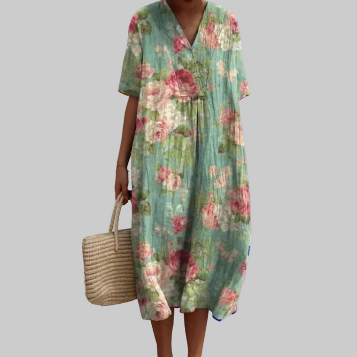 Elayne - Florales Sommerkleid