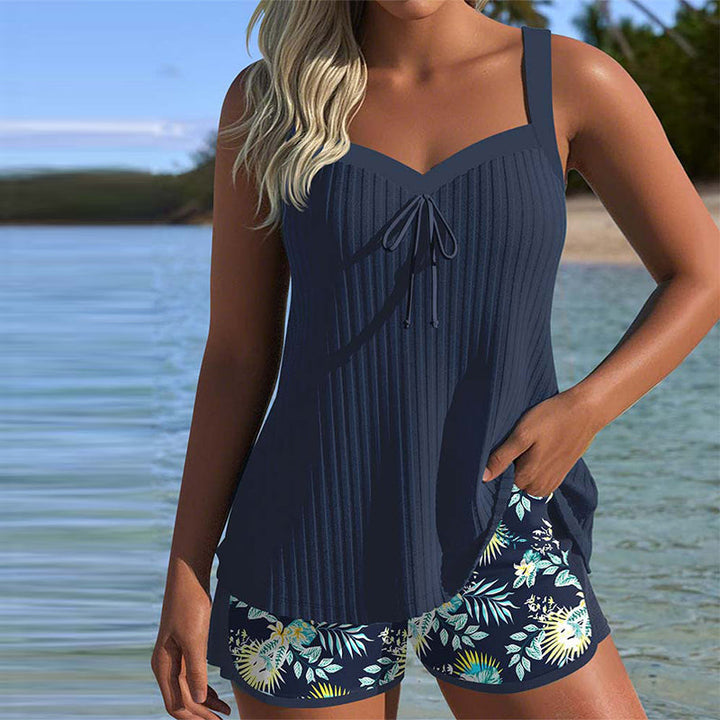 Aline - Gestreifter Tankini im Set