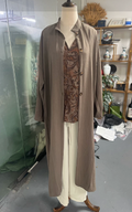 Christine - Elegantes Drei-Teile-Set mit künstlerischem Print