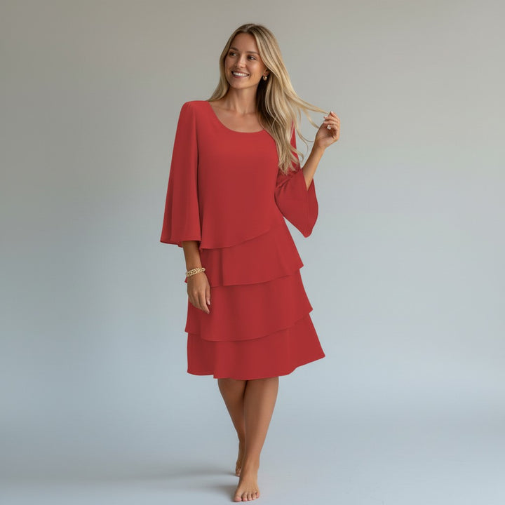 Catherine | Elegantes Kleid mit Volants