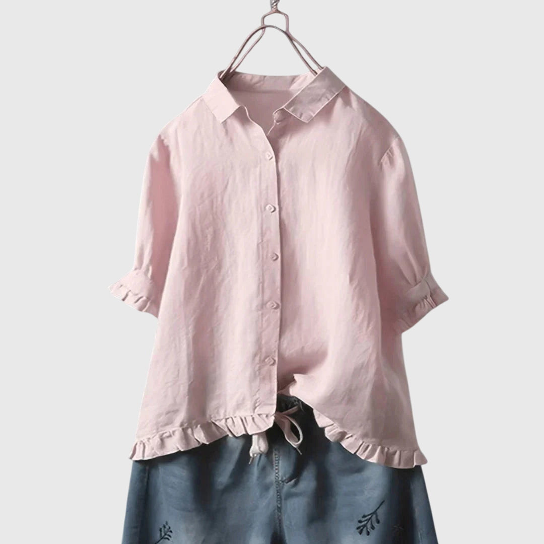 Fionna - Elegantes & Raffiniertes Shirt