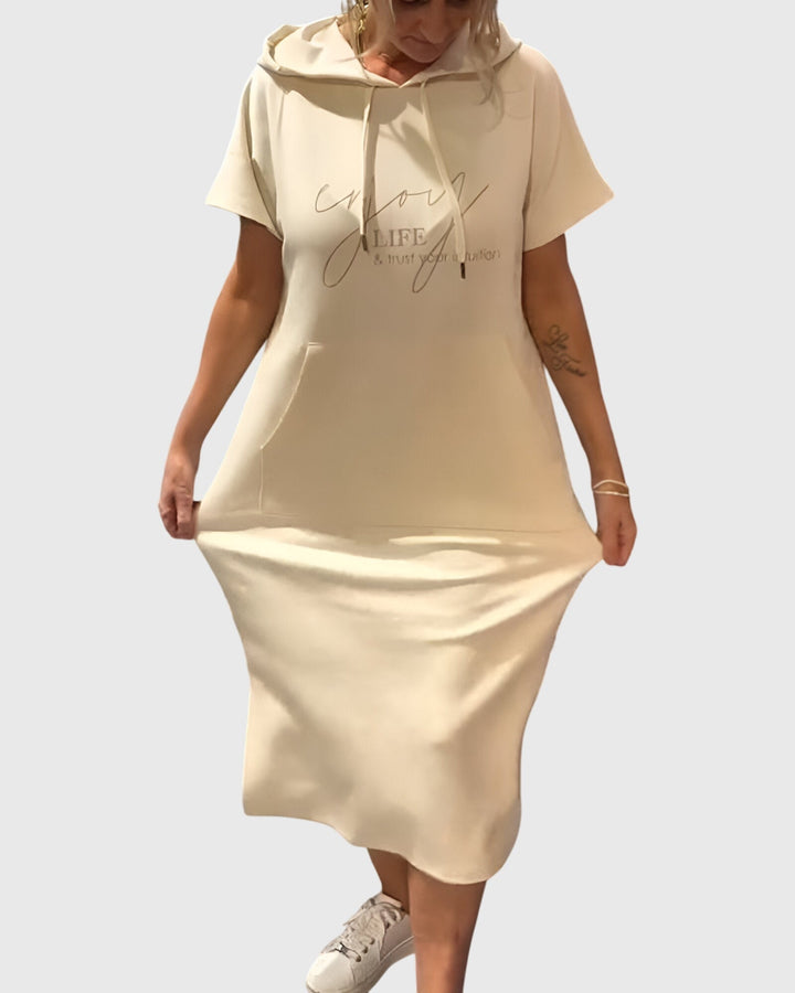 Beverly - Lässiges Hoodie-Kleid