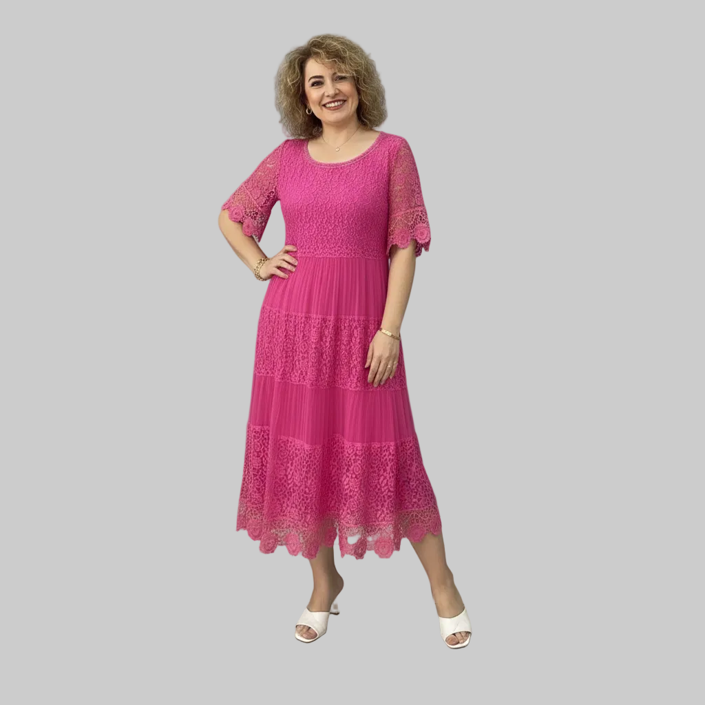Camille | Kleid mit Spitzen-Details