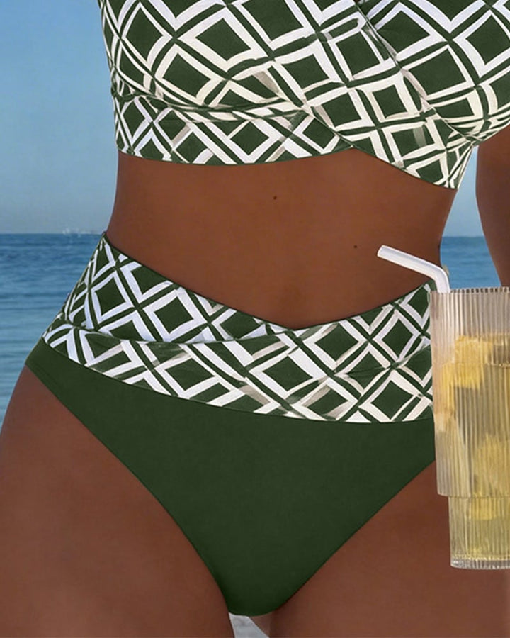 Selina - Bikini mit Diamantmuster