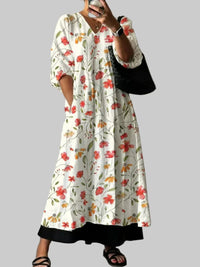 Ana - Elegantes bedrucktes Kleid