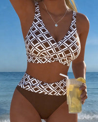 Selina - Bikini mit Diamantmuster
