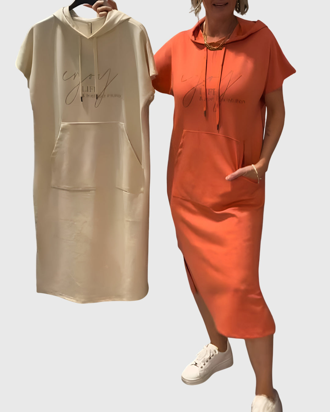 Beverly - Lässiges Hoodie-Kleid