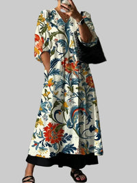 Carol | Elegantes Bedrucktes Kleid
