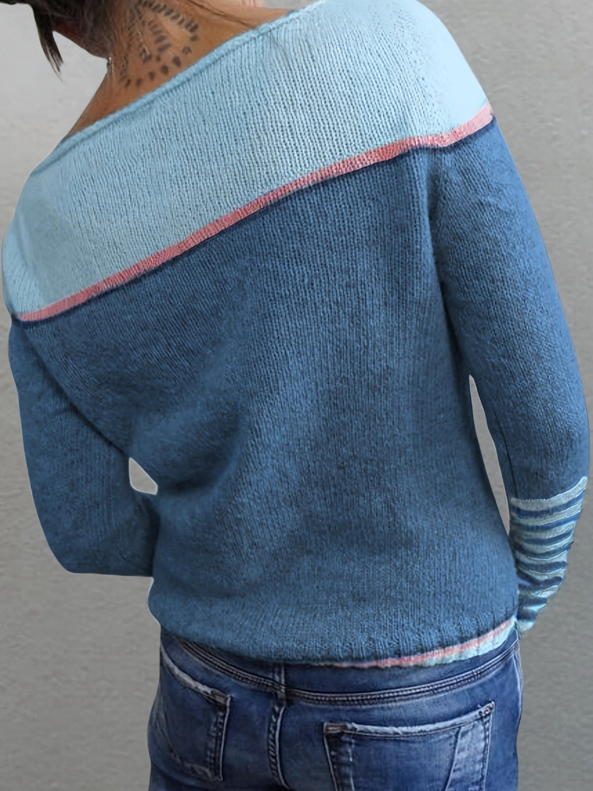 Gerhild | Damen Pullover mit Streifenmuster