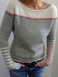 Merla | Damen Pullover mit Streifenmuster