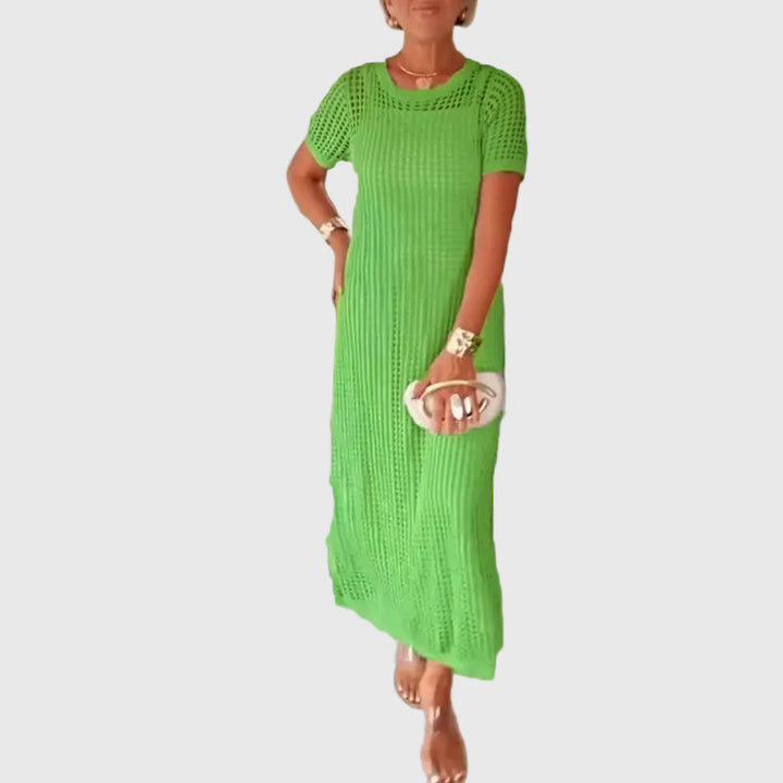Adeline - Cut-Out Lange Maxikleid + Kostenloses Unterkleid